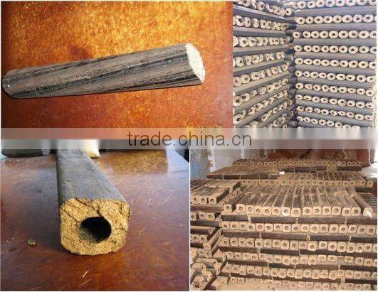 briquette press for making charcoal with durable wearing parts