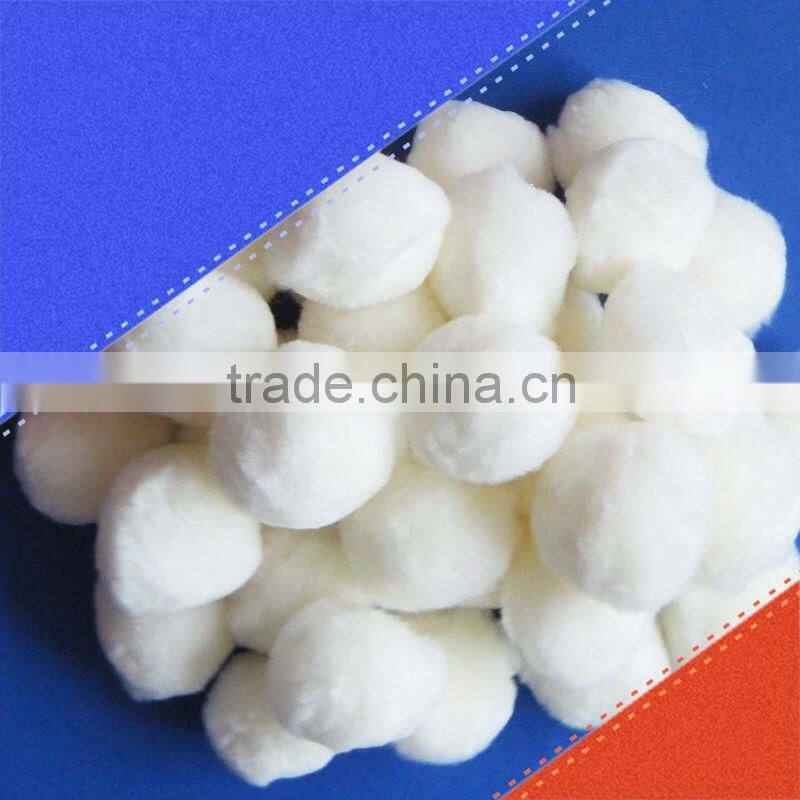 DYAN china raw white polyester staple fiber ball