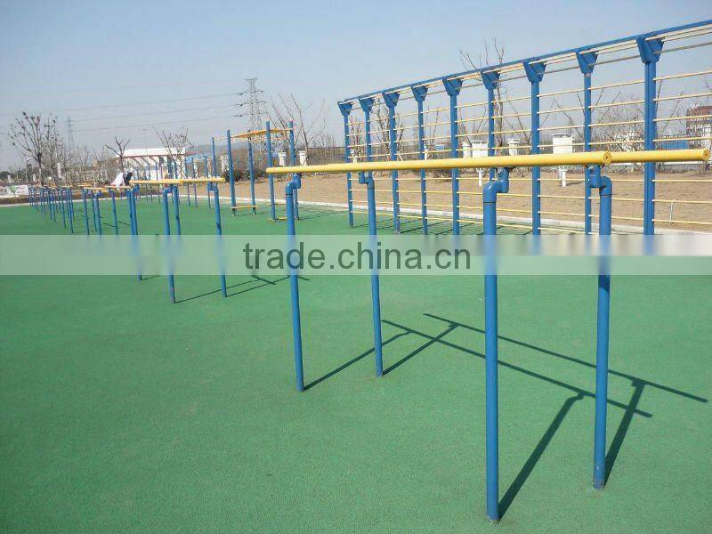 sports equipment -staggered piling