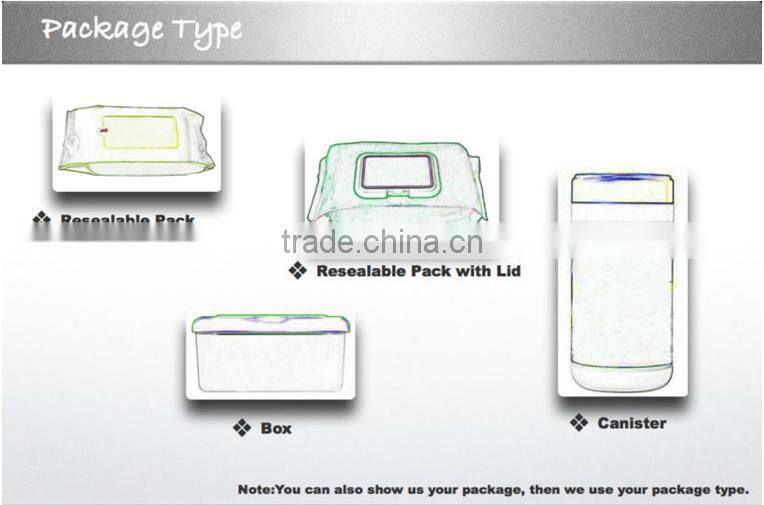 Canister Packing Cleaning Wipes Stainless Wet Tissue for Muti-surface