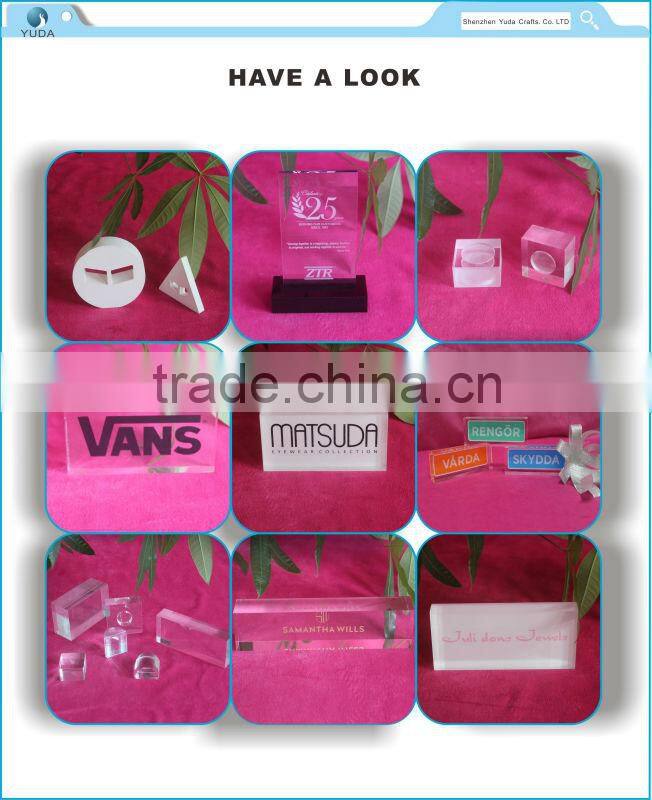 colored acrylic block factory directly sale acrrylic block crafts printed acrylic sign block