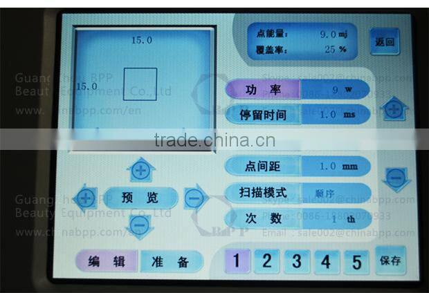 Excellent portable fractional co2 laser