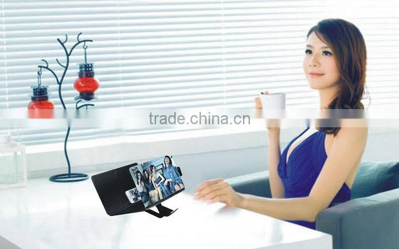 3D Movie Video Portable Camouflage Enlarge 3X of Mobile Phone Screen Magnifier HD Expander Stand Mobile Phone Holder