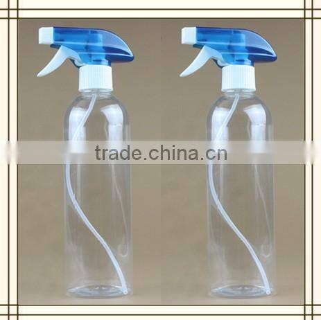 reusable 500ml plastic PET pump trigger Spray Bottles 16oz