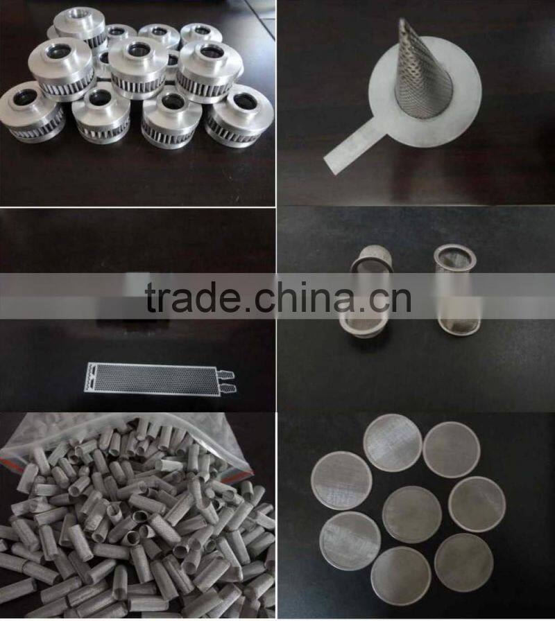 YS stainless steel perforated filter mesh tube/perforated sylinder strainer/perforated pipe strainer
