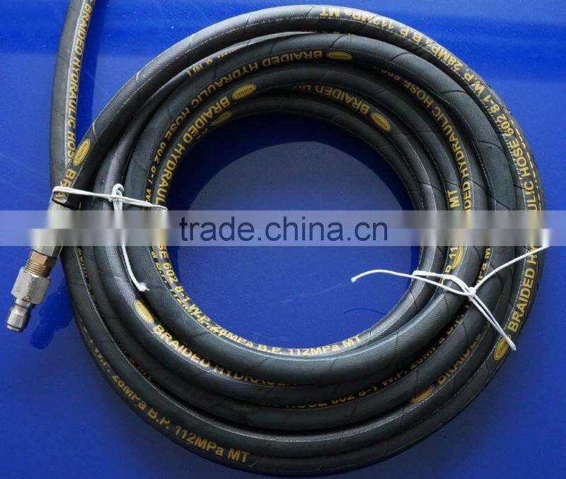 High Pressure Water Hose with Quick Connect Fittings