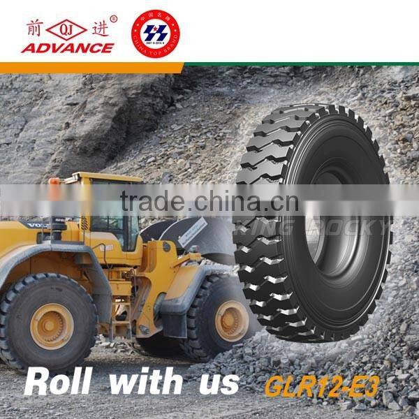 China supplier wheel loader tire GLR12-E3 14.00R25
