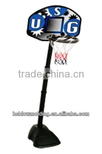 Custom kids basketball backboard stand set hdpe include ball and pump