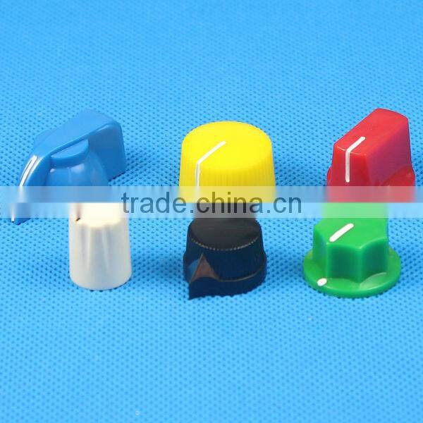 plastic slide potentiometer knob with sharp corner