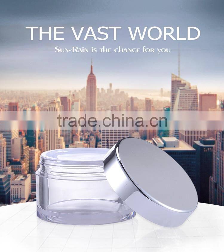 Functional plastic cosmetic jar SR-2387