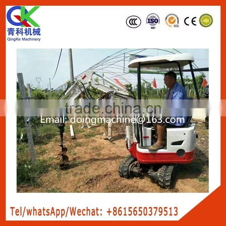 farm equipment excavating machine simple operation
