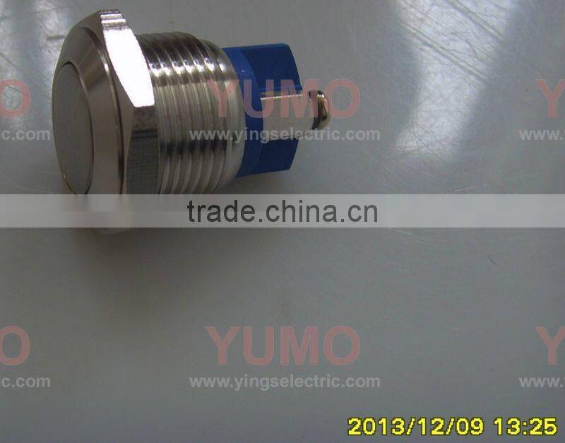 Anti vandal metal pushbutton switch JS16F-10 S