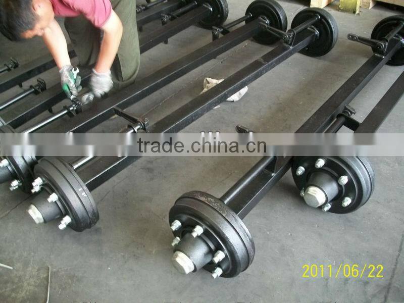off-road Farm Trailer light duty Agriculture trailer Axle with brake