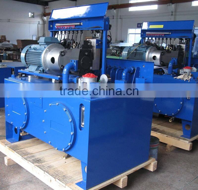 Construction waste brick machine hydraulic system