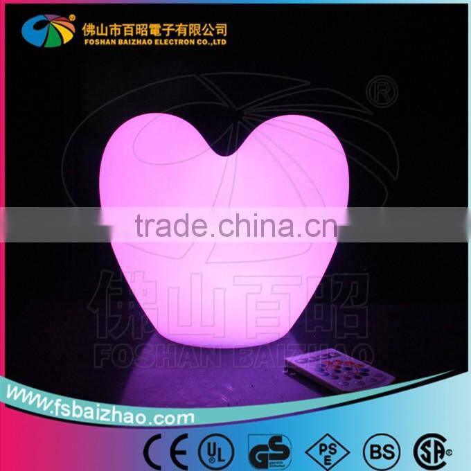 PE material 16 color changeable LED battery led light table lamp