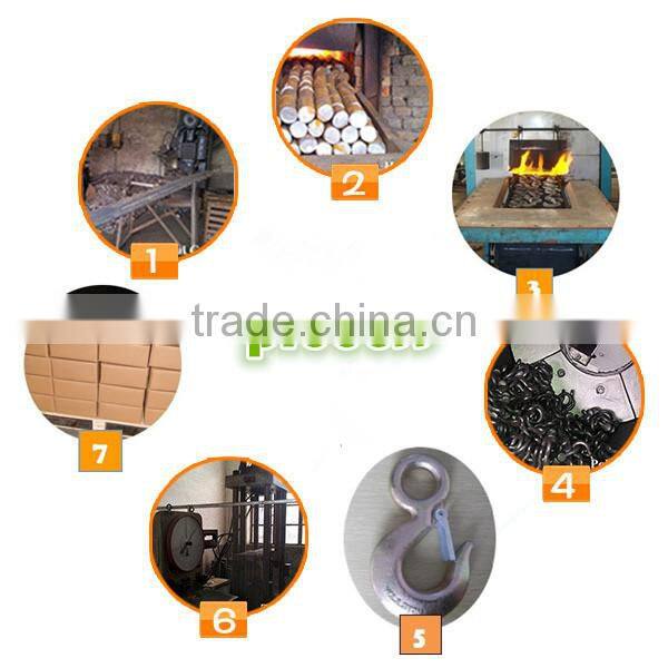 Wells Forged red Eye Hook with Latch