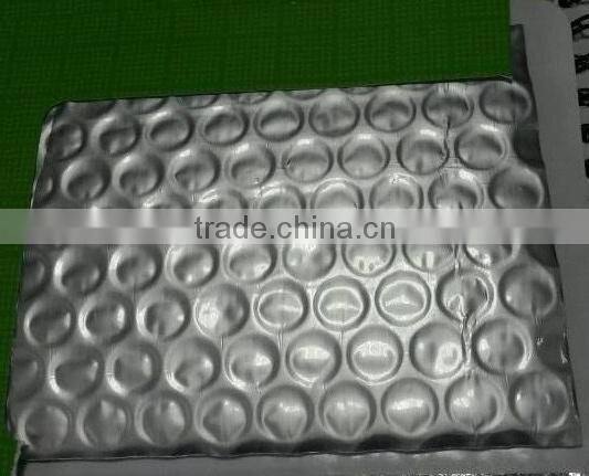 Air bubble film with aluminum foil facing