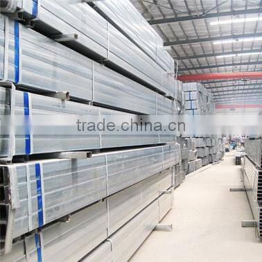 erw carbon square steel 60x60x1.2mm q195 pre galvanized pipe