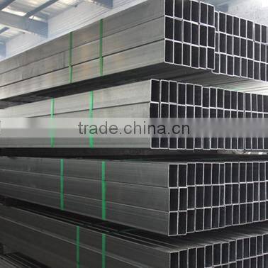 black erw steel tubes 80x120x3.75mm hollow section weight