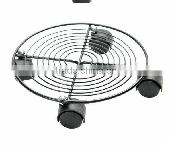 Removable Round Wire Wheel Flower Holder Flower Pot Rack