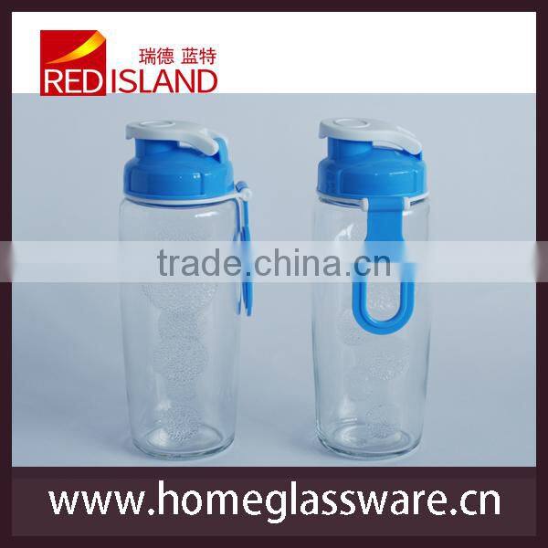 outdoor sport glass drinking bottle
