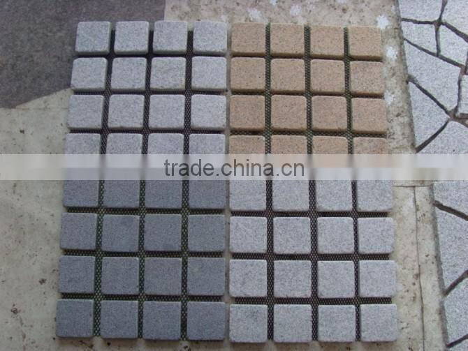 paving stone/small granite blcok/g603 granite cobble