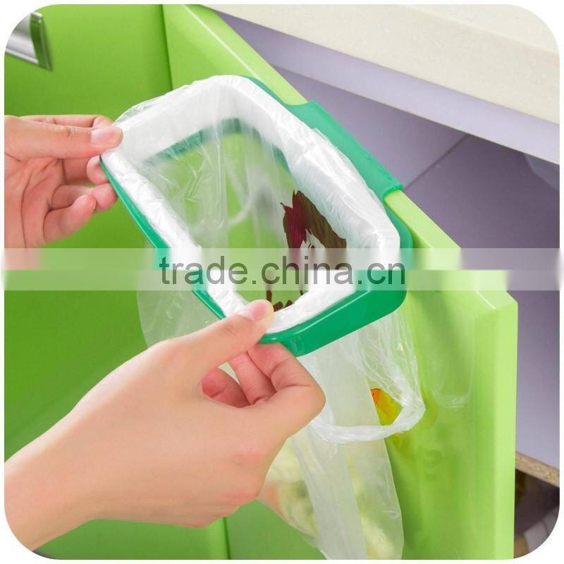 Plastic Hanging Garbage Rubbish Bag Holder Kitchen Cupboard Garbage Bag Storage Rack