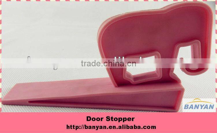 Decorative door stoppers , high quality baby safety silicone door wedge