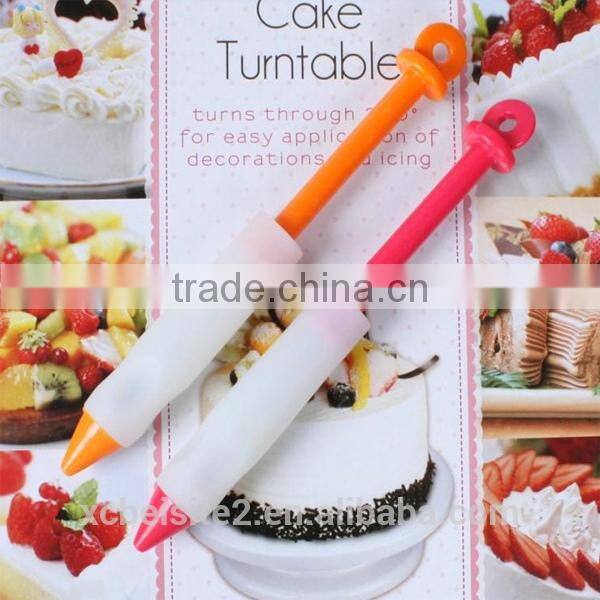 Silicone Plate Pen Cake Dessert Decorators Pastry Tools Cream DIY Chocolate Icing Decorating Syringe New Decor Chocolate Pen