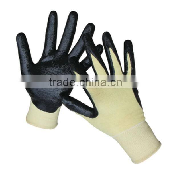 Kingphone soft liner coated pu cut working gloves,cut resistant gloves