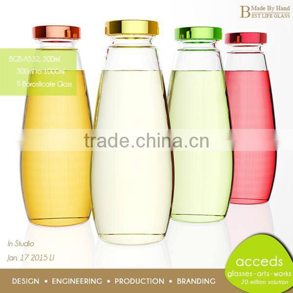 Soft Drink Glass Bottle Frosted Glass Beverage Bottles