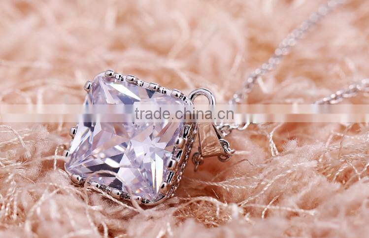 Wholesale Stock Small Order Latest Fashion Simple Square Necklace&Earring Sets