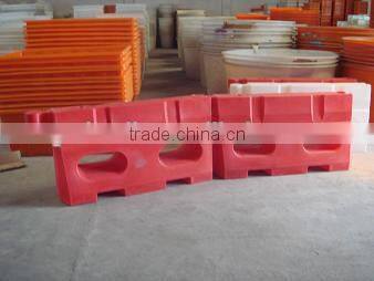 plastic water filled crowd control barrier