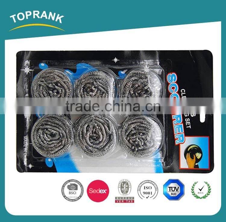 Manufacturer High Quality Kitchen Cleaning Stainless Steel Pot Scourer Cleaning Ball