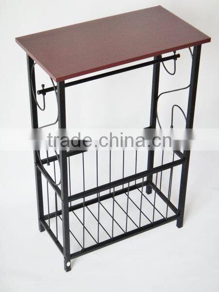 RH-4625 New MDF top Gramercy Scroll Design Bathroom Metal Table