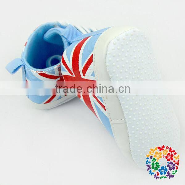 2015Hot Sale Toddler Baby Boy Girl Union Jack Printed Soft Baby Shoes Lovely Cheap Prewalker Baby Shoe Size 0-12