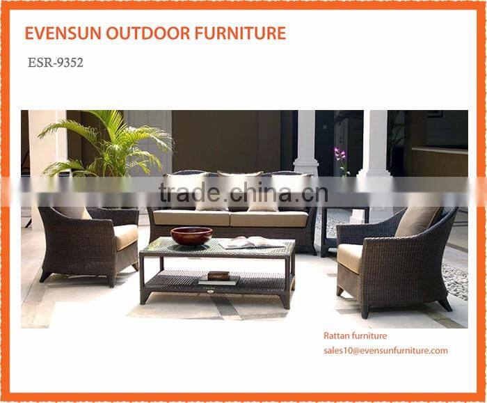 Italy design coffee table rattan hotel room chair