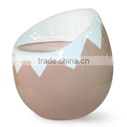 2016 Hot sale Fiberglass Comfortable Dining Egg Chair