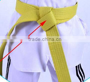 factory price high quality colors taekwondo belt, taekwondo black belt, taekwondo belt colors