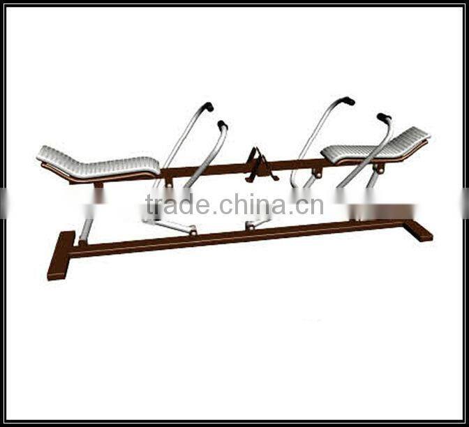 AMAZING !!!!!! European Standard Good Quality Double Rower Machine Modern Outdoor Gym Equipment (HA-12602)