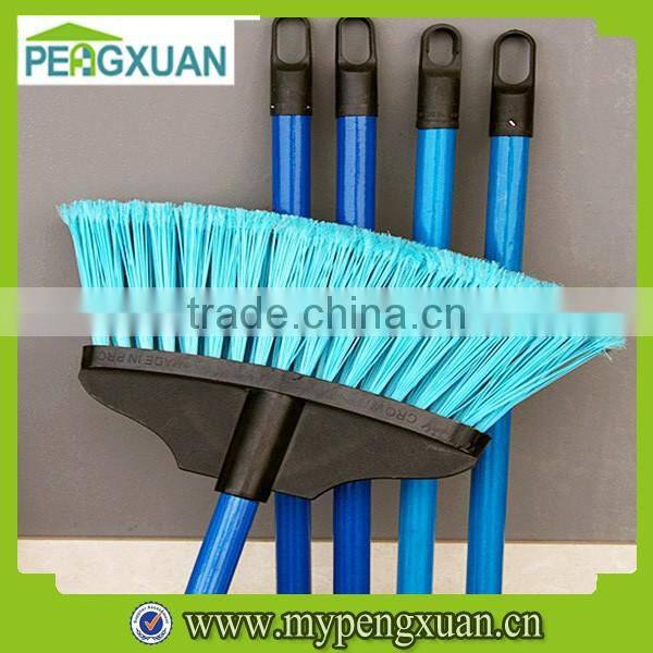 factory custom outdoor clean soft sweep easy plastic broom with stick