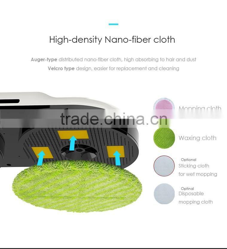2017 Newest Arrival MOPA380 cordless scrubbing, waxing and polishing electric mop with detachable big water tank