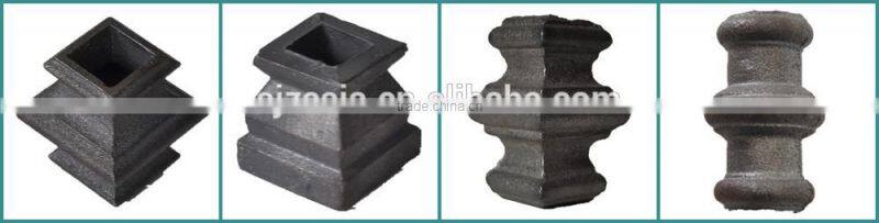 cast iron baluster collars,square base