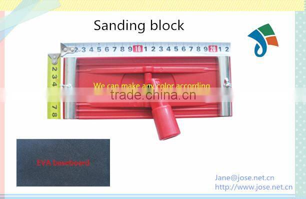 plastic plate sanding plate with rotary handle