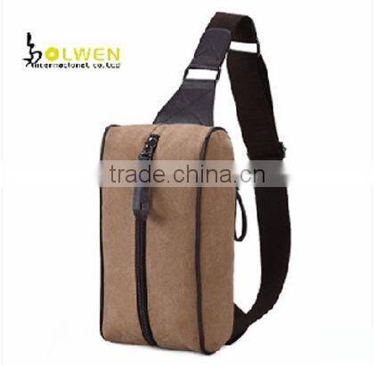 Soft canvas small waist shoulder bag