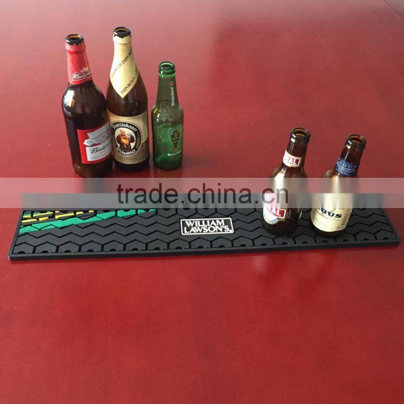 durable 3D logo pvc bar mat rubber bar mat