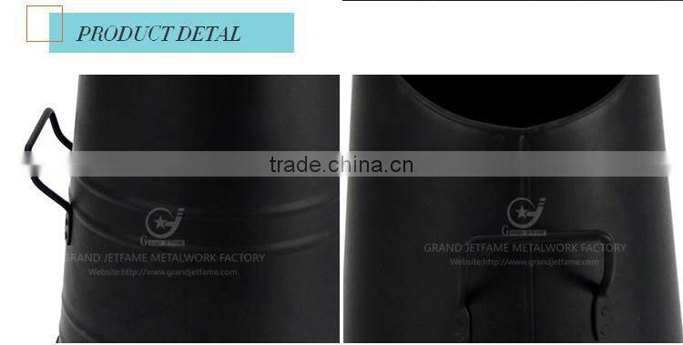 iron powder coating steel ash bucket metal coal bucket
