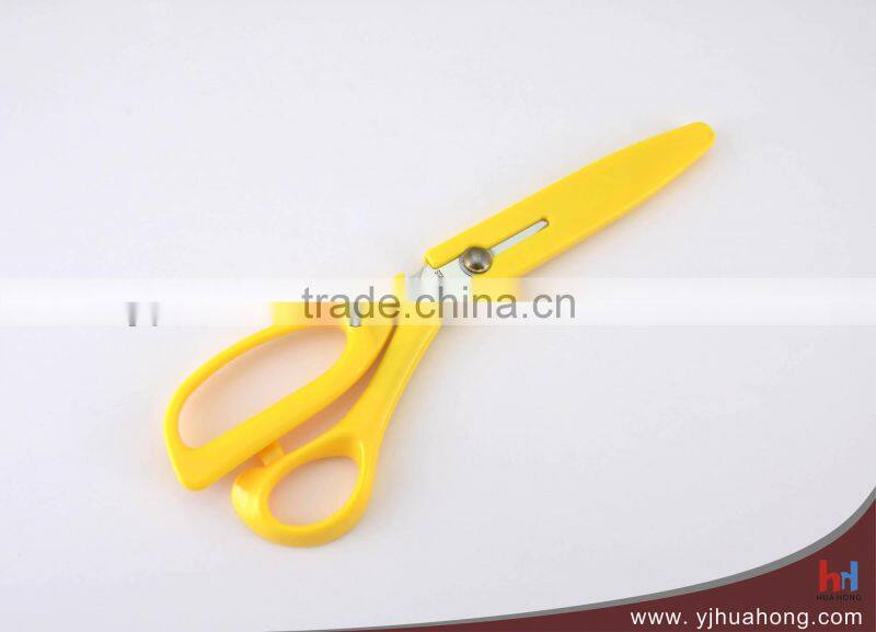 Plastic handle sewing scissor/tailor scissor with sheath