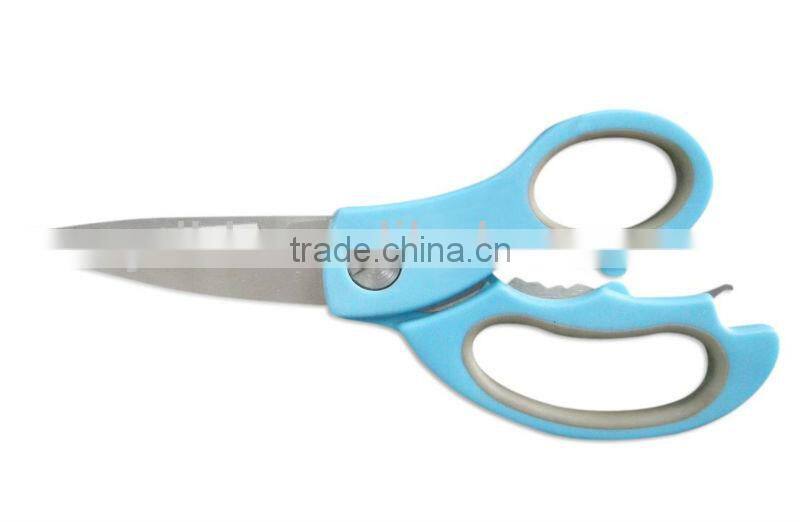 color TPR handle kitchen scissors