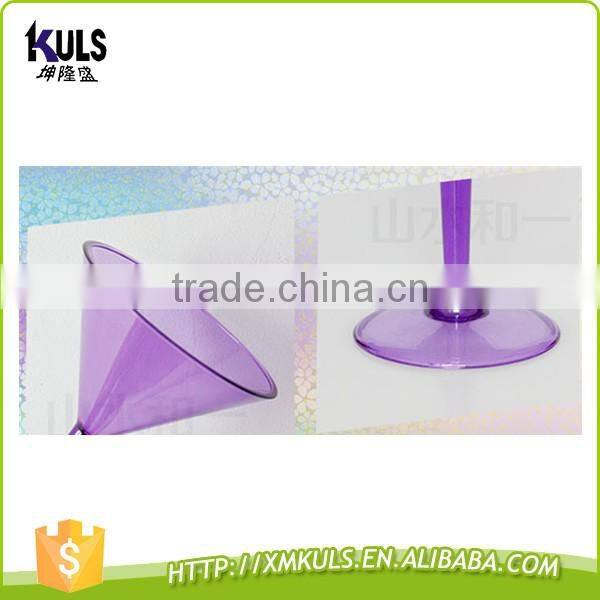 Hard plastic 200ml Disposable Bar cocktail Martini cup